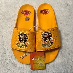 Champion X Cobra Kai Slides Men’s Size 12 Brand New With Tags.